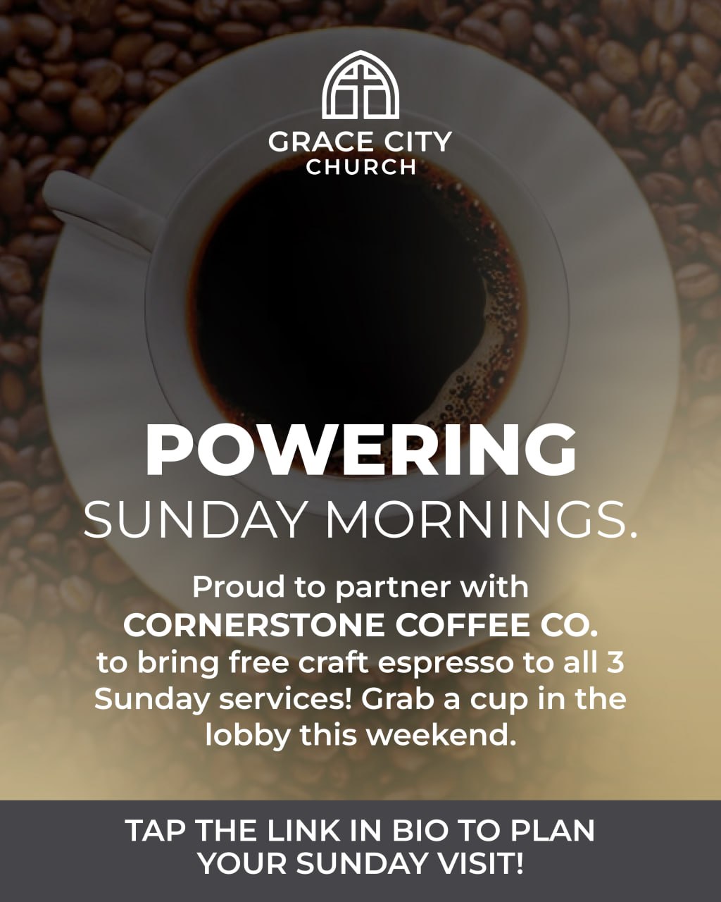 Cornerstone Coffee Co. partnership: Powering Sunday mornings